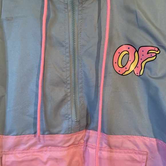 Odd Future Color Block Half Zip Jacket Size M Like New - Picture 4 of 9